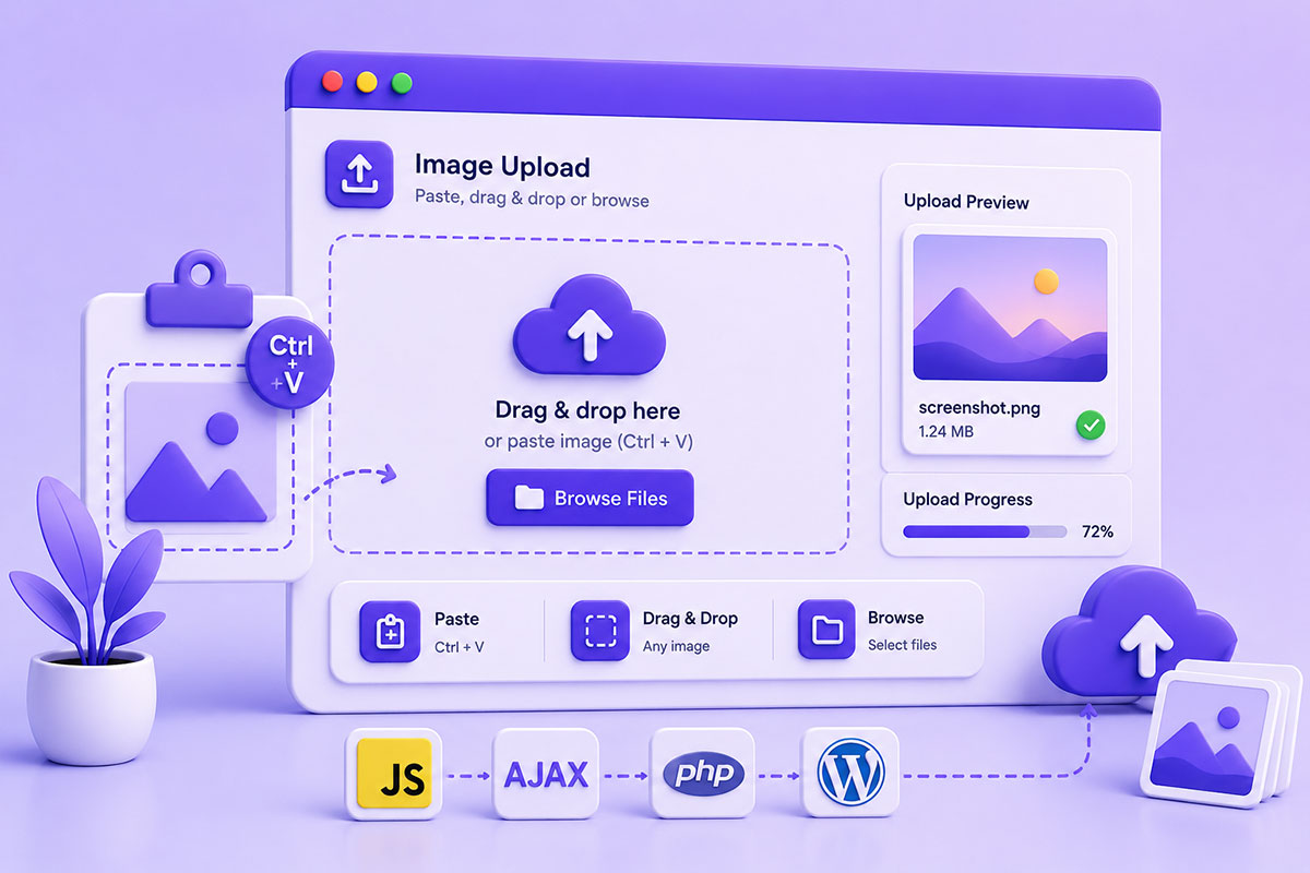 Implementing Copy & Paste Image Uploads in Modern Web Applications