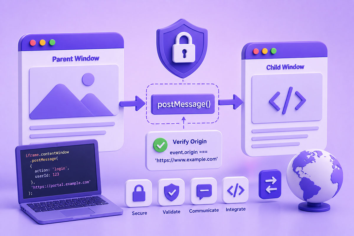 Featured image for “Secure Cross-Domain Communication Using JavaScript postMessage()”