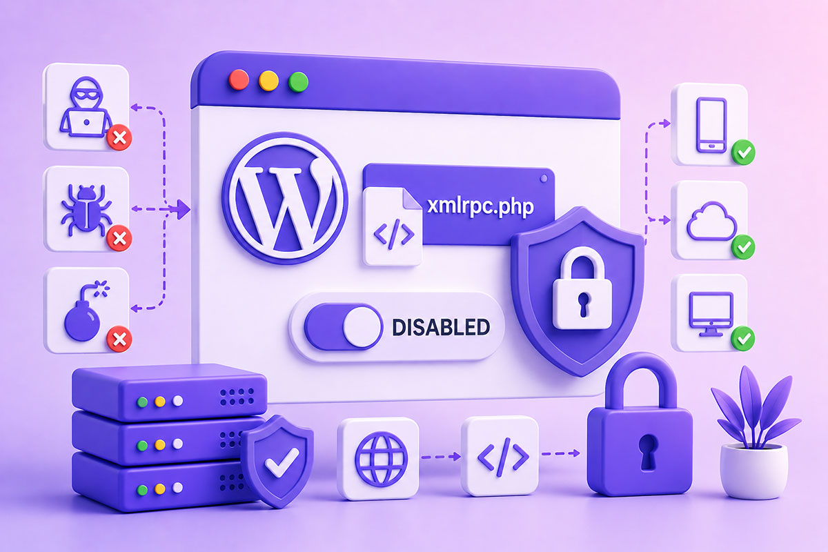 Featured image for “Should You Disable XML-RPC in WordPress? Understanding Its Purpose, Risks & Modern Alternatives”