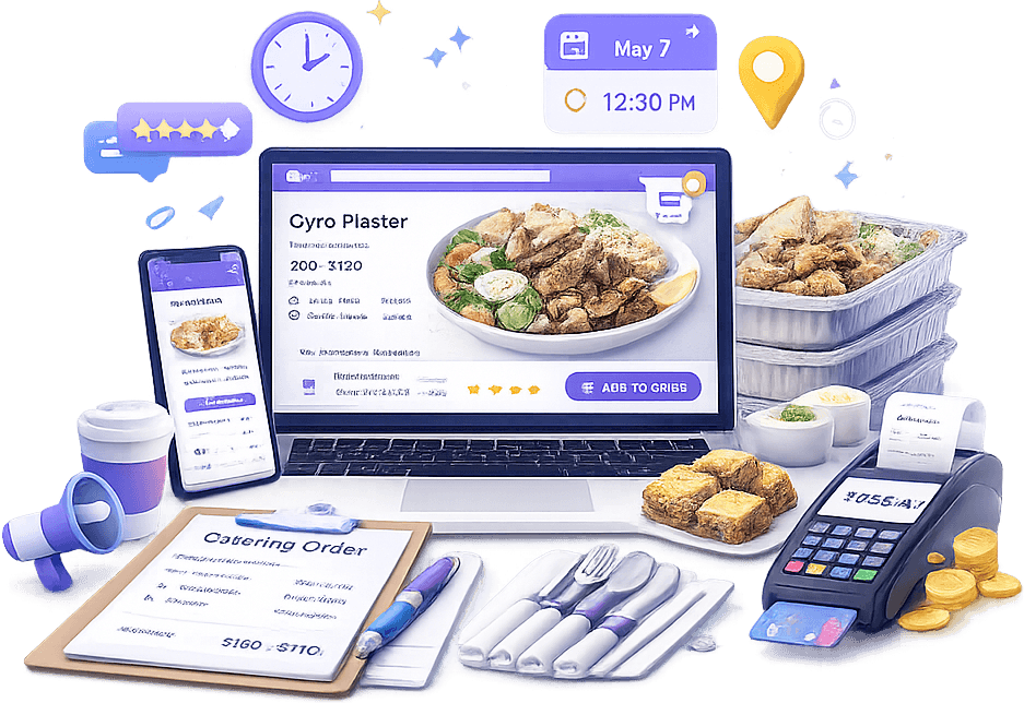 Custom Catering Ordering Platform